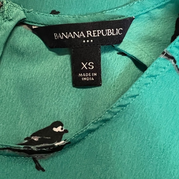 🛍️ BANANA REPUBLIC Green sleeveless top size XS - Picture 8 of 10